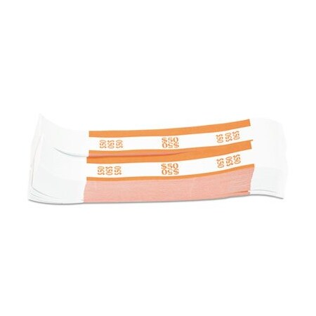 Mmf Industries COINTAINER, Currency Straps, Orange, 1000PK 400050
